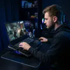 Wozinsky WDCX-015 StormPad RGB Gaming Cooling Laptop Stand - Black Photo 6