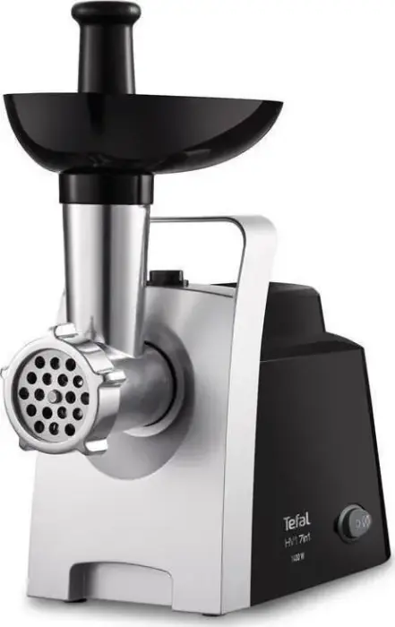 TEFAL gaļas mašīna,1400W, līdz 1,7kg/min ,melna-sudraba Фото 2