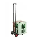 Easy-to-fold transport trolley with a load capacity of up to 50 kg Mick 34x24.5x93.5cm black Photo 3
