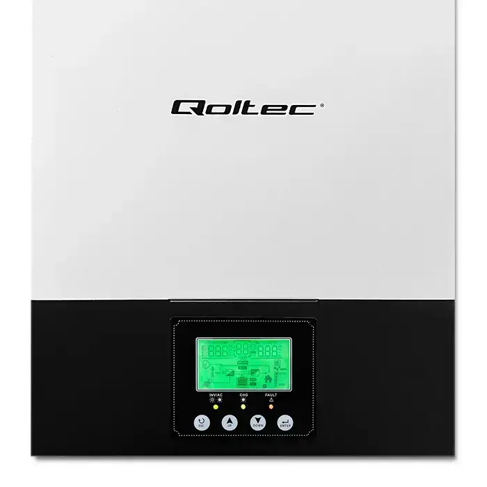 Qoltec Hybrid Solar Inverter Off-Grid 3kVA | 2.4kW | 80A | MPPT | AGM GEL | Sinus Фото 6