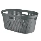 Laundry Basket Infinity Recycled 40L 59x39x27cm dark grey Photo 1