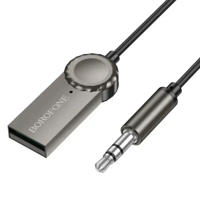 Borofone Audio Bluetooth Receiver AUX BC56 Peaceful grey Фото 3