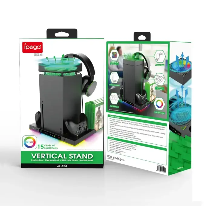 iPega XBX024S Multifunctional Charging RGB Stand with Cooling for Xbox Foto 6
