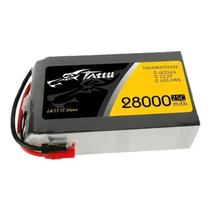 Tattu 28000mAh 22.2V 25C 6S1P Lipo Battery Pack with AS150+XT150 Foto 2