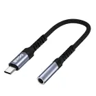 BWOO audio adapter cable BZ47 aux 3,5 mm to USB-C black Фото 5