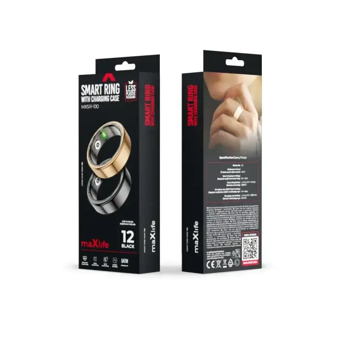 Maxlife smart ring MXSR-100 gold size 12 Фото 8