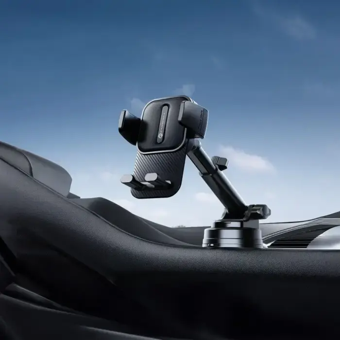 Car phone holder Forcell F-Grip Guardian windshield / dashboard black Photo 5
