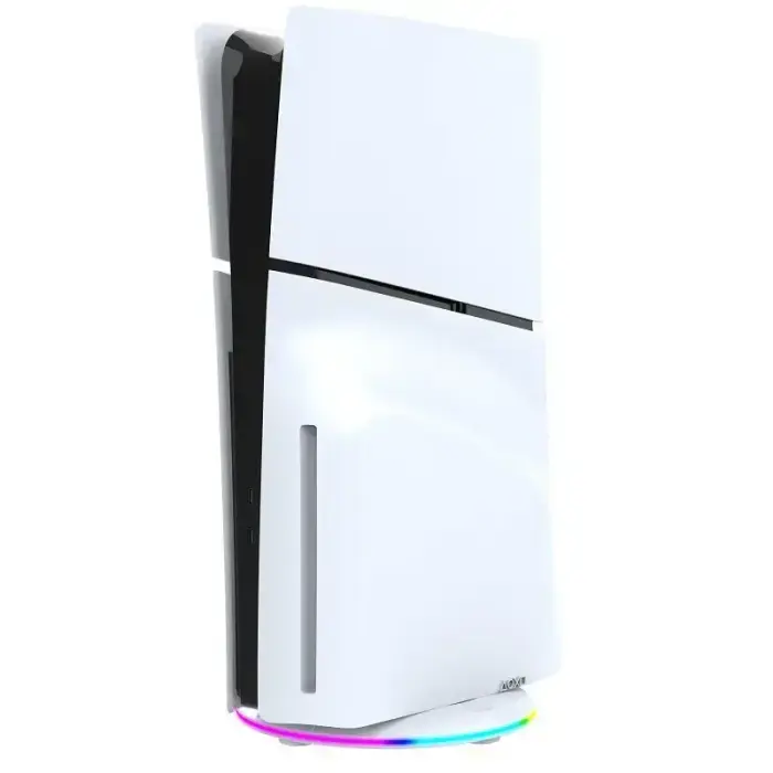 iPega P5S025S Vertical Stand with RGB for PS5 Slim/PS5 Pro White Photo 5