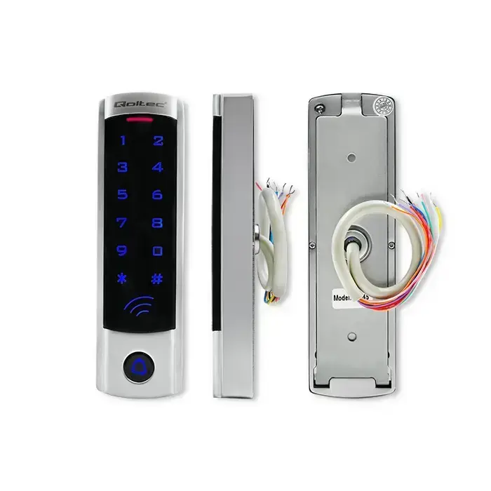 Qoltec Code lock DIONE with RFID reader Code | Card | key fob | Doorbell button | IP68 | EM Фото 7