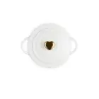 Mini Cocotte stoneware dish Ø10cm white Photo 3