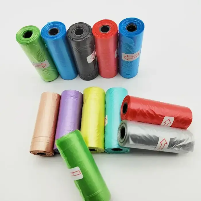 Plastic bags for dog excrement 10 rolls yellow Foto 3