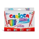 Flomasteri CARIOCA Birello divpusējie, 24 krāsas Foto 1