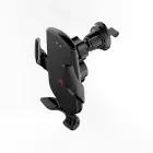 Maxlife car holder for air vent MXCH-08 automatic with wireless charging black 15W Фото 4