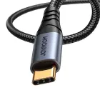 Joyroom stereo audio cable AUX 3.5 mm mini jack - USB-C for phone 1.2 m black (SY-A07) Photo 2