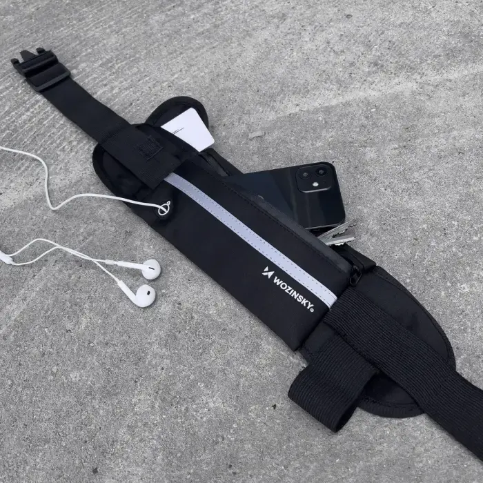 Wozinsky expandable running belt black (WRBBK1) Foto 13