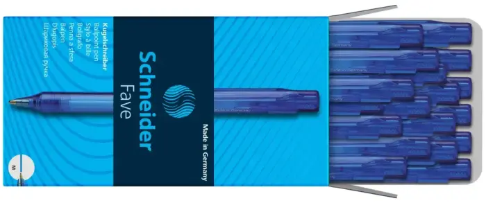 Lodīšu pildspalva SCHNEIDER FAVE 1.0mm, zila Foto 3