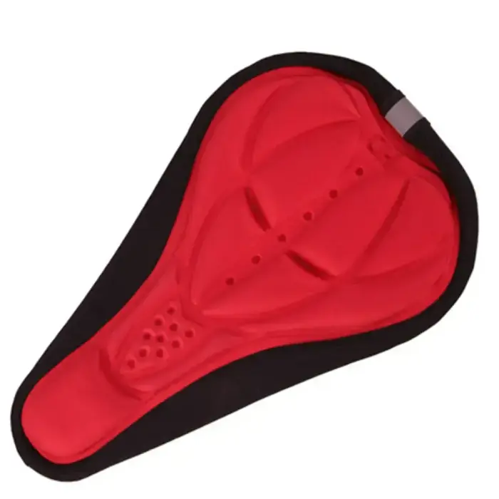Bike saddle cover red Foto 4