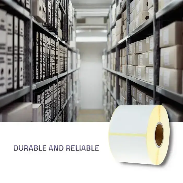 Qoltec Thermal transfer labels 70 x 120 | 500 labels Foto 4