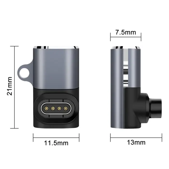 Wozinsky WAYGS1 USB-C Adapter for Garmin Smartwatch - Gray Фото 3