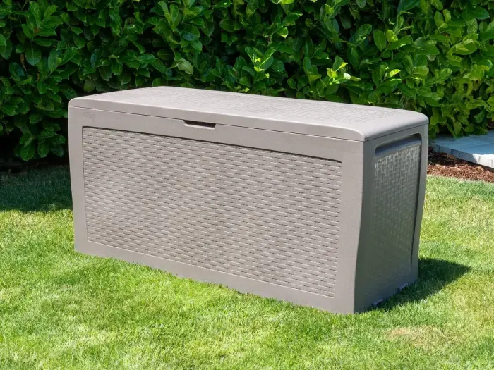 Uzglabāšanas kaste Samoa Rattan Box 270L bēša Foto 4
