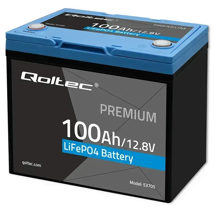 Qoltec LiFePO4 lithium iron phosphate battery | 12.8V | 100Ah | 1280Wh | BMS Foto 8