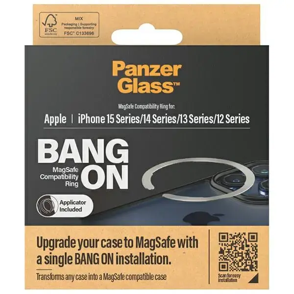 PanzerGlass Bang ON Magsafe Compatibility Ring for iPhone 12 | 13 | 14 | 15 1189 Photo 4