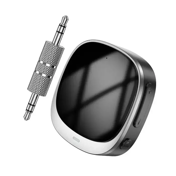 Adapter AUX bluetooth Jack 3,5 mm Hoco with display E80 black Photo 4