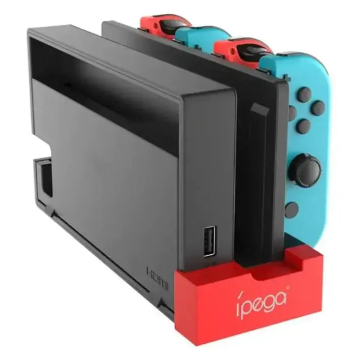 iPega 9186 Charger Dock pro N-Switch a Joy-con Black/Red Photo 4