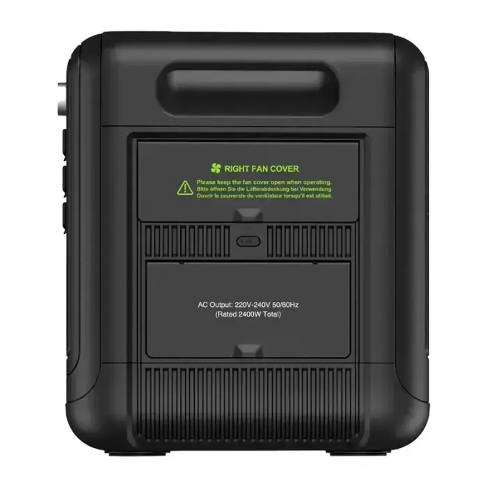 FOSSIBOT F2400 2400W Charging Station (Black) Foto 6