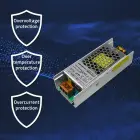 Qoltec LED Driver IP20 60W | 12V | 5A | Slim case Foto 5