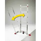 Combination stairs S100 Hailo ProfiLOT / aluminium / 3x12 steps Photo 6