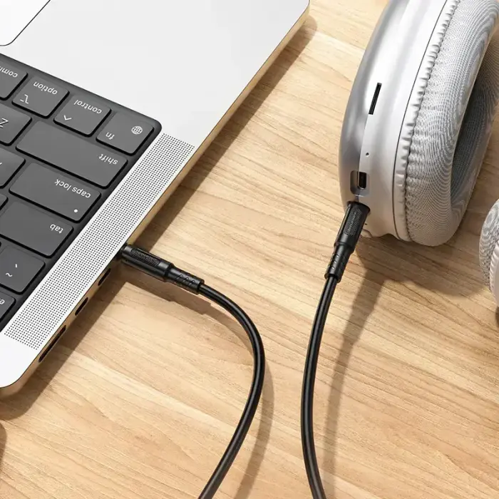 Borofone Cable AUX BL25 Nice - jack 3,5mm to jack 3,5mm - 1 metre black Photo 7
