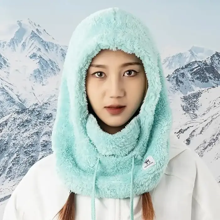 Qunature Arctic Velvet Ski Balaclava Size L - Mint Фото 3