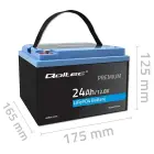 Qoltec LiFePO4 lithium iron phosphate battery | 12.8V | 24Ah | 307.2Wh | BMS Foto 7