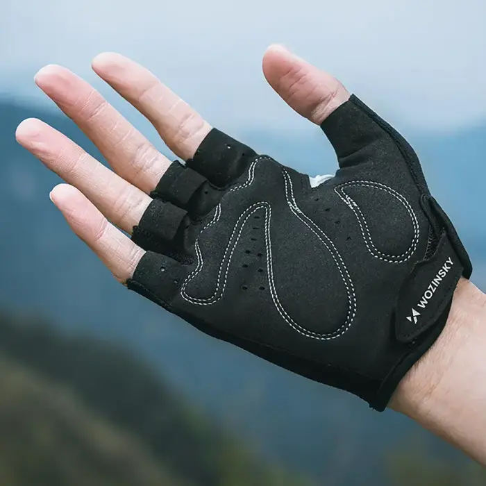 Wozinsky WRR-02L Cycling Gloves Size L - Gray Photo 7