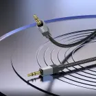 Cable AUX Jack 3,5 mm (male) to Jack 3,5 mm (male) Hoco 1 m UPA32 black Photo 5