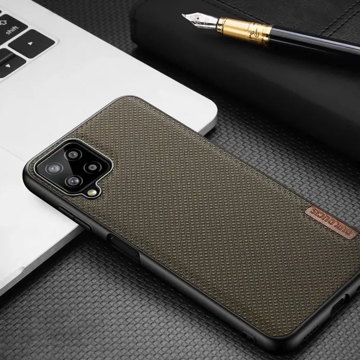 Dux Ducis Fino case covered with nylon material for Samsung Galaxy A22 4G gray Фото 7