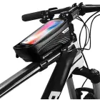 Etui|sakwa na ramę roweru WILDMAN L E4 uchwyt rowerowy czarna|black Foto 2
