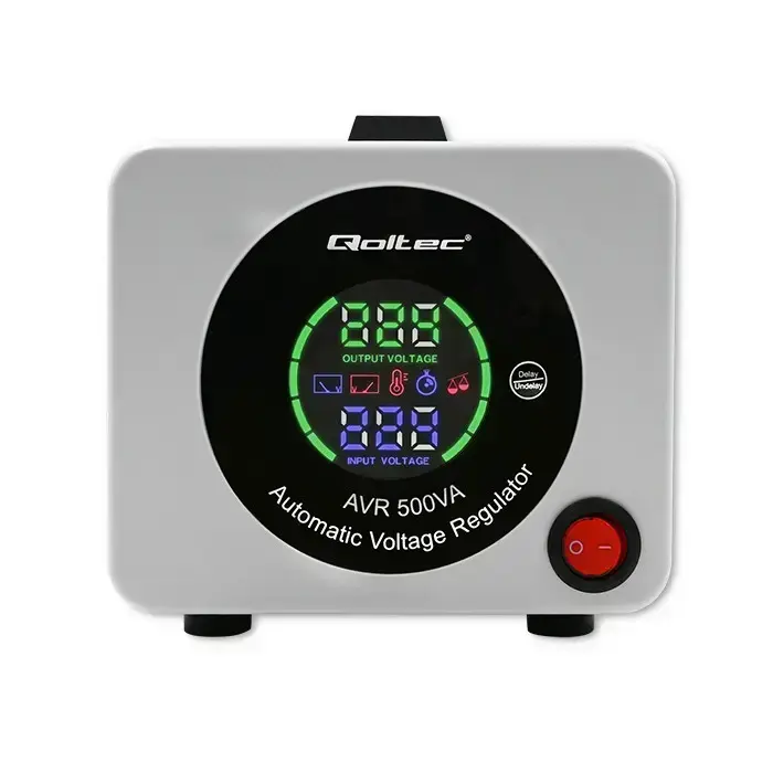 Qoltec Automatic Voltage Stabilizer AVR 500VA Foto 7