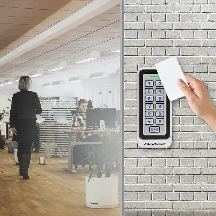Qoltec Code lock TRITON  with RFID reader Code | Card | key fob | IP68 | EM Foto 5