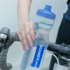 Rockbros 750 ml Bicycle Bottle - Transparent with Blue Mouthpiece Foto 4