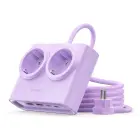 Orico PDC25 25W 6in1 Power Strip 2x AC + 2x USB-A + 2x USB-C - Purple Фото 1