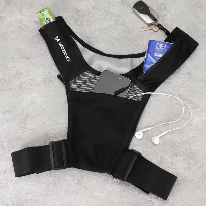 Wozinsky WKDB1 Reflective Running Vest - Black Foto 23