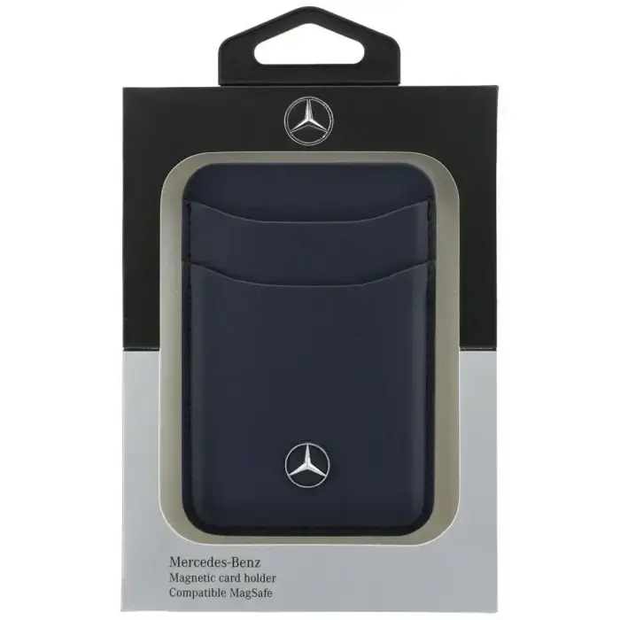 Magnetic Card Wallet Mercedes Leather navy Foto 6