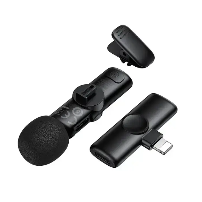 Borofone Lavalier wireless microphone BFK16 Winner Lightning black Фото 6