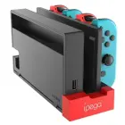 iPega 9186 Charger Dock pro N-Switch a Joy-con Black/Red Photo 4