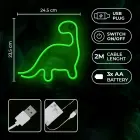 Neon LED Light DINOSAUR green NNE01 Neolia Фото 6