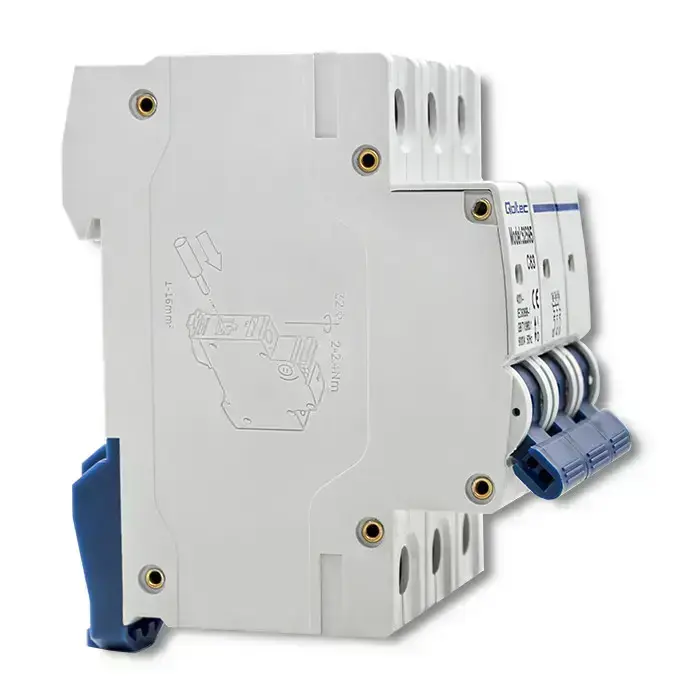 Qoltec Overcurrent Circuit Breaker B40| Fuse | AC | 40A | 3P Photo 13