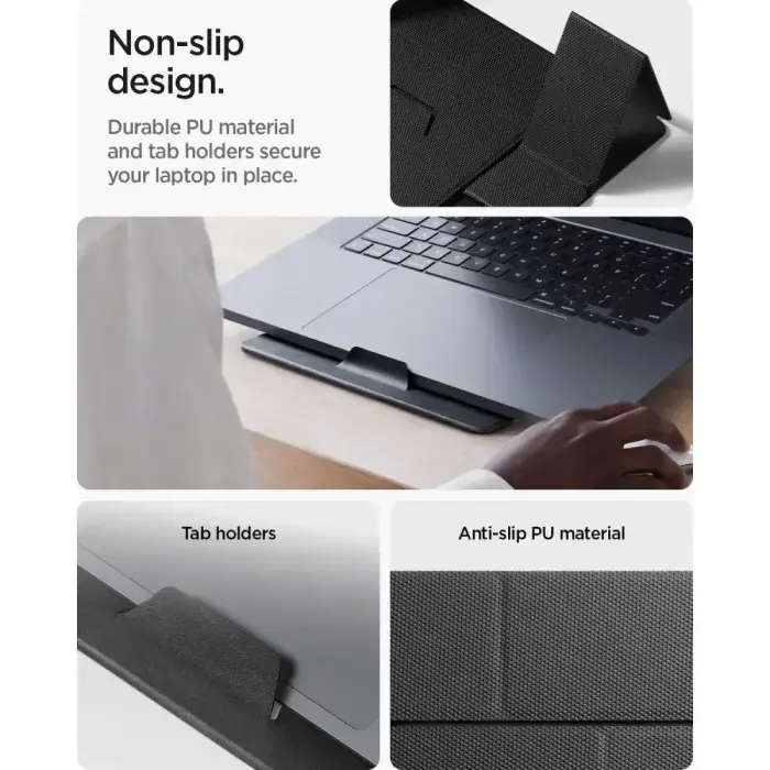SPIGEN LD201-S8 SLIMFOLD LAPTOP & TABLET STAND SPACE GREY Фото 8