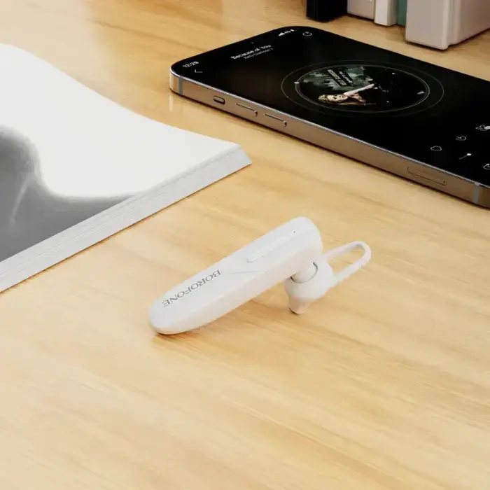 Borofone Bluetooth Headset BC36 Lucky White Foto 4